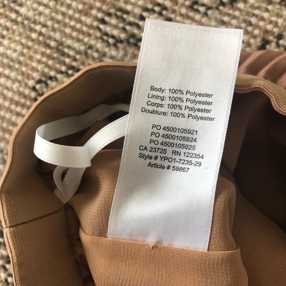 Aritzia Babaton Jude skirt mauve XXS - Picture 3 of 6
